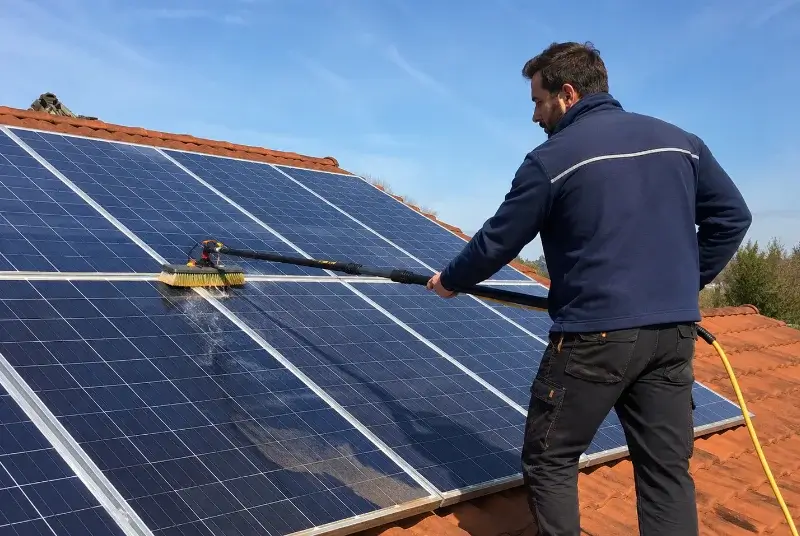 Nettoyage et entretien de panneaux solaires à Esnandes